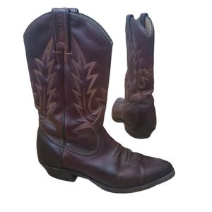 BOULET Brown Cowboy Boots size 6